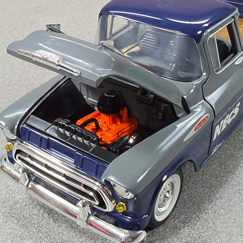 Chevrolet 1957 Pickup Truck Blue Grey Excellent NECS Promo Diecast
